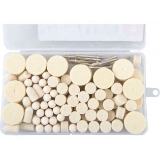 Тркалца за полирање, комплет од 120 парчиња